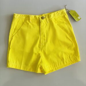 Womens Hot Short Yellow