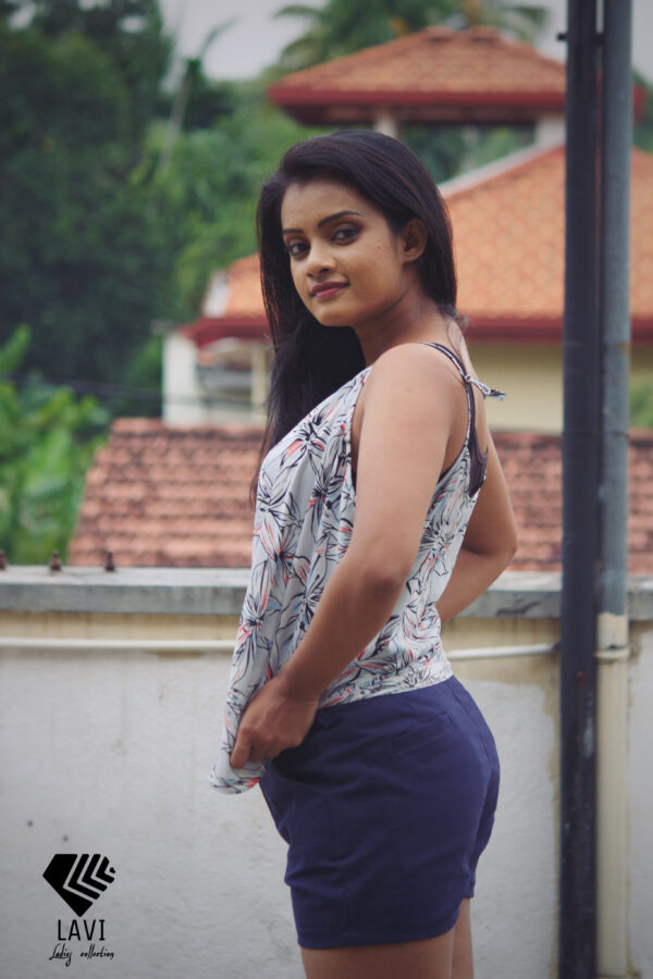 Womens Hot Short Blue - Image 7