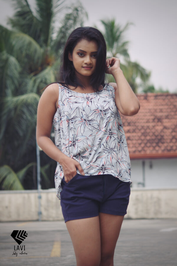 Womens Hot Short Blue - Image 6