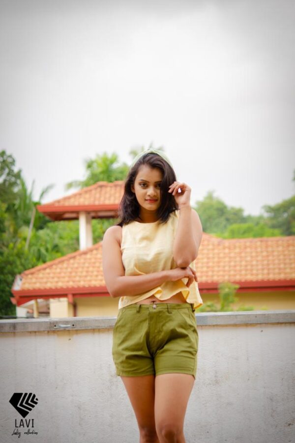 Womens Hot Short Authentic Khaki - Image 7