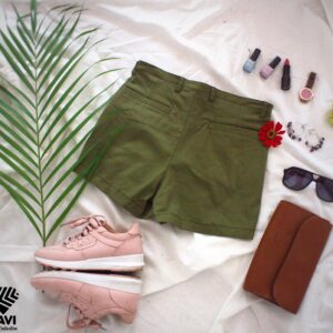 Womens Hot Short Authentic Khaki