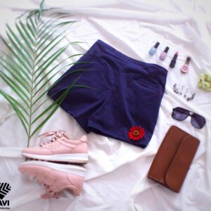 Womens Hot Short Blue